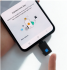 AuthenTrend ATKey.Pro Biometric FIDO2 Security Key USB C - Front